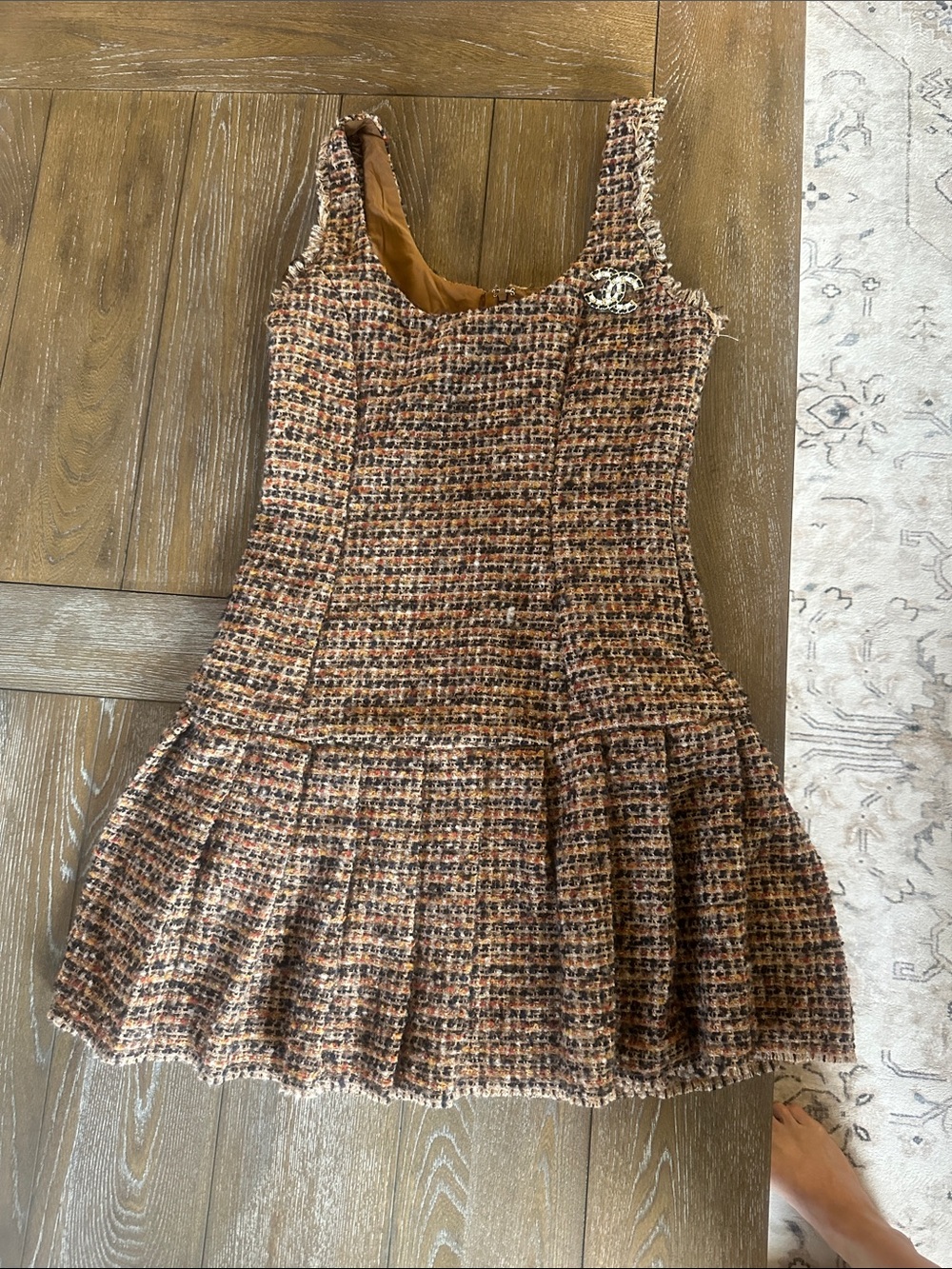 Stunning tweed dress size 6 - Picture 4 of 7